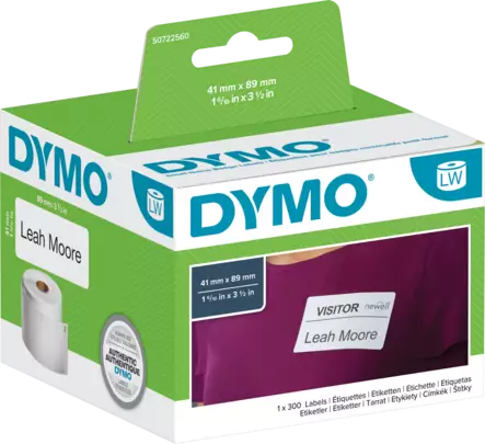 Dymo nimitarra 41x89mm - Dymo tarrarullat - S0722560 - 1