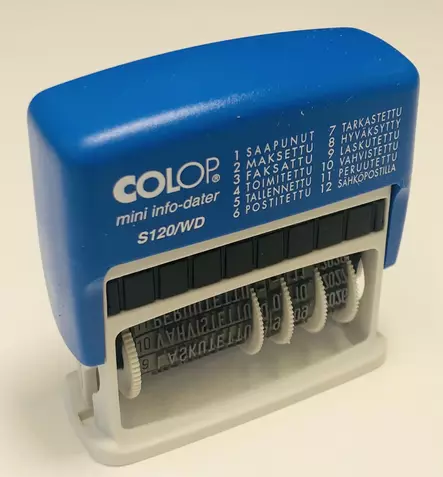 Leimasin Colop Mini-info dater S120/WD - Leimasimet ja tyynyt - 7700120 - 2
