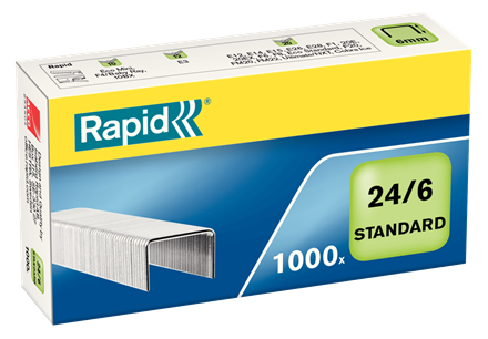 Niitit Rapid Standard 24/6 Galvanoitu 1000 kpl/ras - Nitomanastat - 24855600 - 1