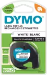 Dymo Letratag 12mmx4m, valkoinen - Dymo teippitarrat - S0721660 - 1