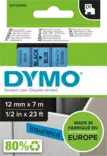 Dymo tarrateippi 12mm, musta/sininen - Dymo teippitarrat - S0720560 - 1