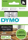 Dymo tarrateippi 24mm, musta/keltainen - Dymo teippitarrat - S0720980 - 1