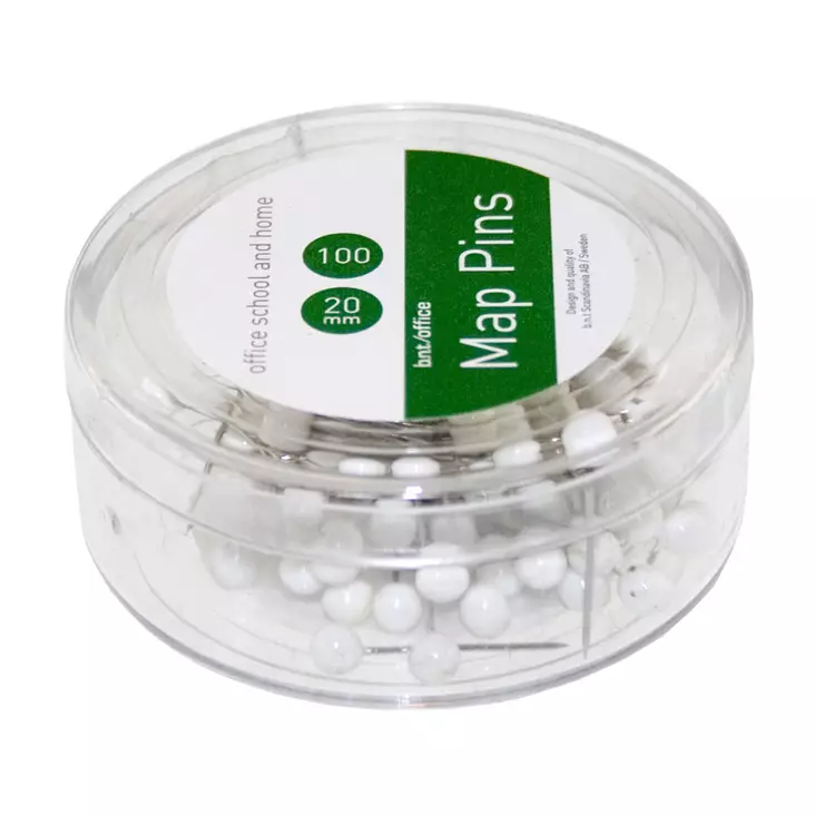 BNT Karttaneula pyöreä, valkoinen - Taulutarvikkeet - 745900 - 1