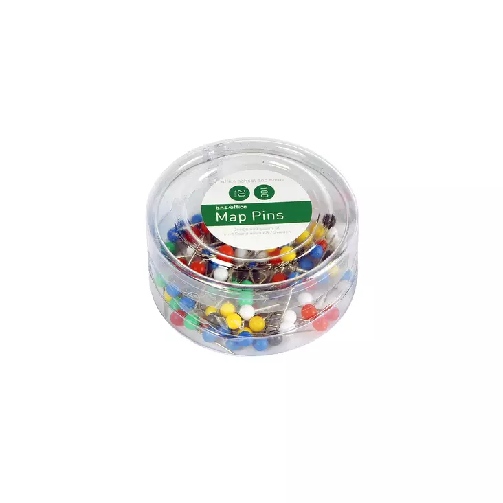 BNT Karttaneula pyöreä, värilajitelma - Taulutarvikkeet - 745800 - 1