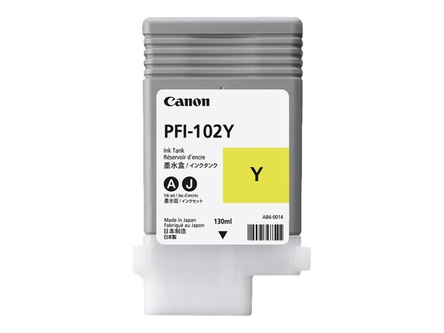 Canon PFI-102Y Yellow - Canon - 29952630 - 1