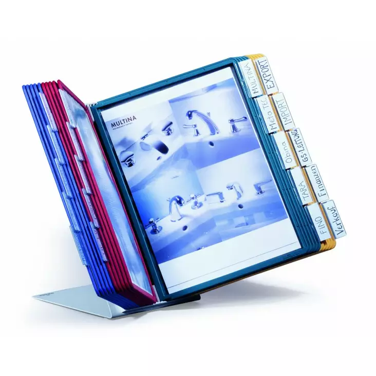 Durable Vario 20-taskua A4 pöytäteline - Selailutelineet ja pikahakutelineet - 569900 - 1