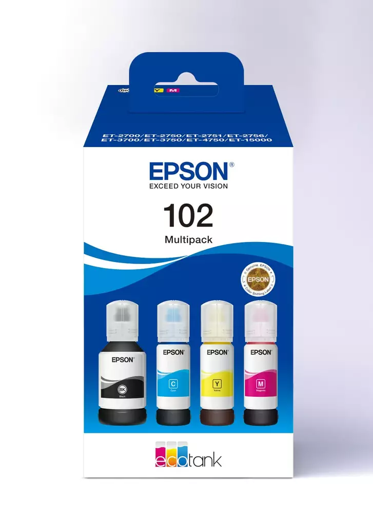 Epson T102 EcoTank 4-colour Multipack - Muut - C13T03R640 - 1