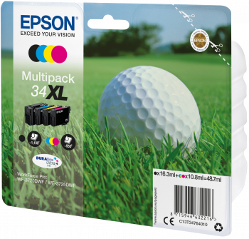 Epson T3476 4-colours Multipack ink XL - Muut - C13T34764010 - 1