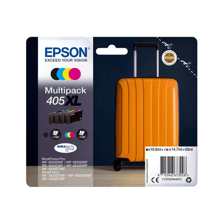 Epson T405 Multipack 4-colours XL - Muut - C13T05H64010 - 1