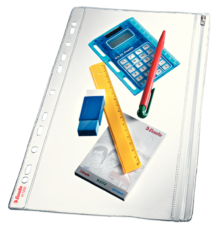 Esselte kansiotasku vetoketjulla A4+ - Kansiotaskut - 411200 - 1