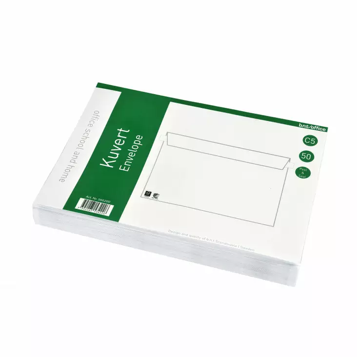 Kirjekuori C5 valkoinen - Kirjekuoret - 560200 - 1