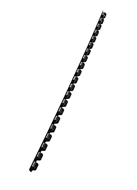 Leitz Kierresidontakampa 6mm musta - Teräskierteet, kammat ja sidontakannet - 35040 - 1
