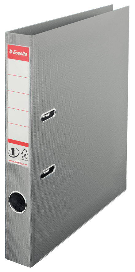 Muovimappi Esselte No1 Power A4/50mm harmaa - Mapit - 811480 - 1