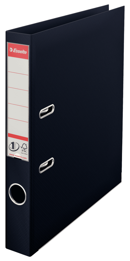 Muovimappi Esselte No1 Power A4/50mm musta - Mapit - 811470 - 1