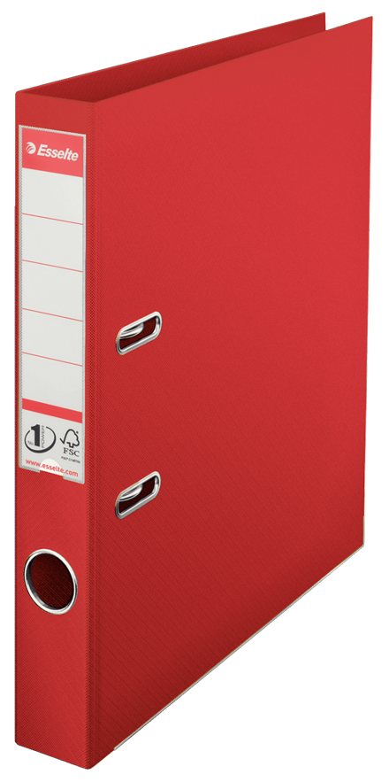 Muovimappi Esselte No1 Power A4/50mm punainen - Mapit - 811430 - 1