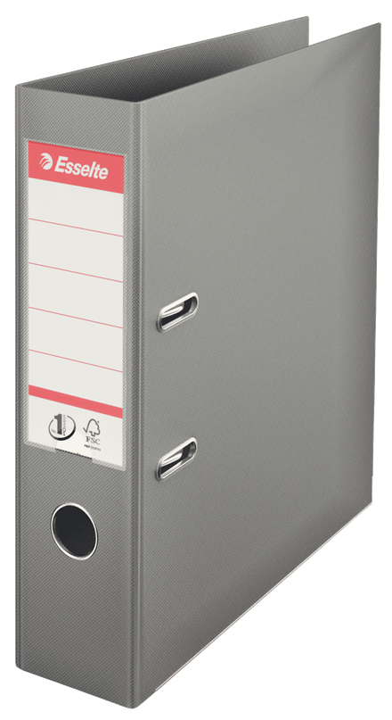 Muovimappi Esselte No1 Power A4/75mm harmaa - Mapit - 811380 - 1