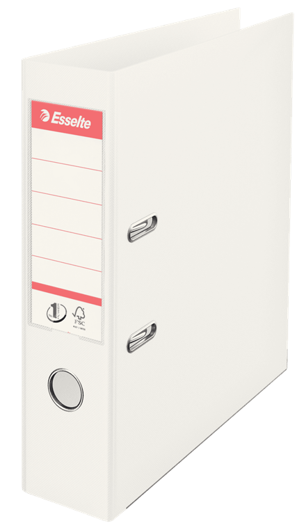 Muovimappi Esselte No1 Power A4/75mm valkoinen - Mapit - 811300 - 1