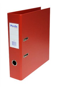 Nordic Office muovimappi A4/70mm punainen - Mapit - 1202805 - 1