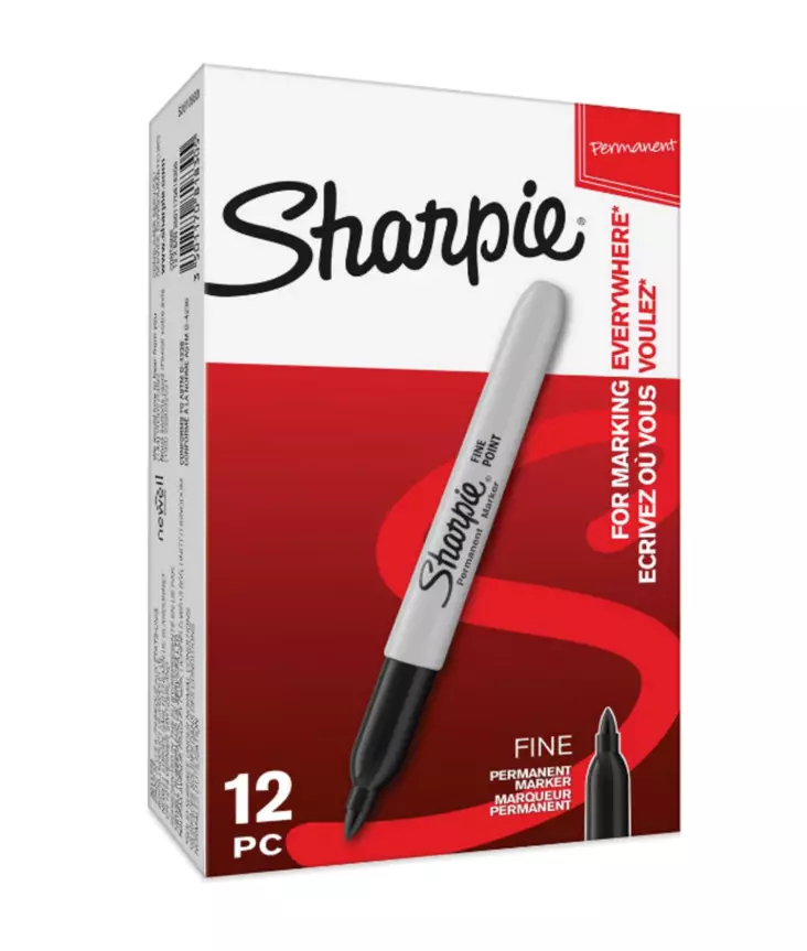 Sharpie huopakynä Fine musta - Huopakynät - S0810930 - 1