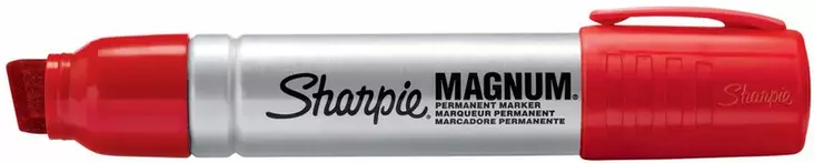 Sharpie huopakynä Magnum punainen 14,8mm - Maali- ja merkkauskynät - S0949870 - 1