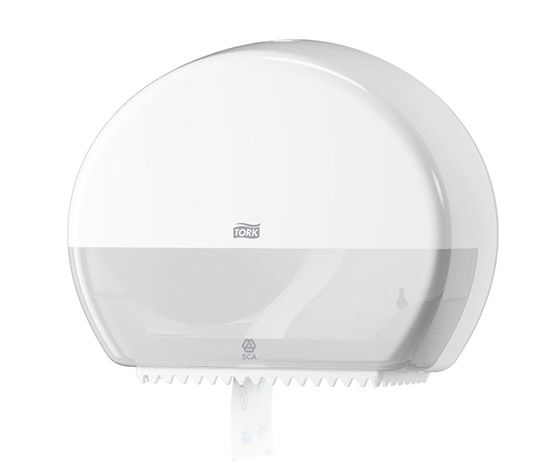 Tork annostelija Mini Jumbo WC-paperille T2 valkoinen - Wc-paperiannostelijat - 555000 - 1