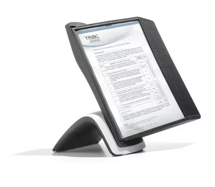 Durable Sherpa Style Table selailuteline 10 taskua, musta - Selailutelineet ja pikahakutelineet - 585501 - 1