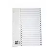 Nordic Office muovirekisteri A4 1-20 valkoinen - Välilehdet, muovi - 1305910 - 1
