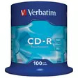 Verbatim CD-R 700MB/80min 52x spindle - CD- ja DVD-levyt - 43411 - 1