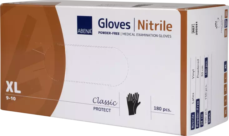 Abena Classic nitriilikäsine XL Musta - Suojavarusteet - 290441 - 1
