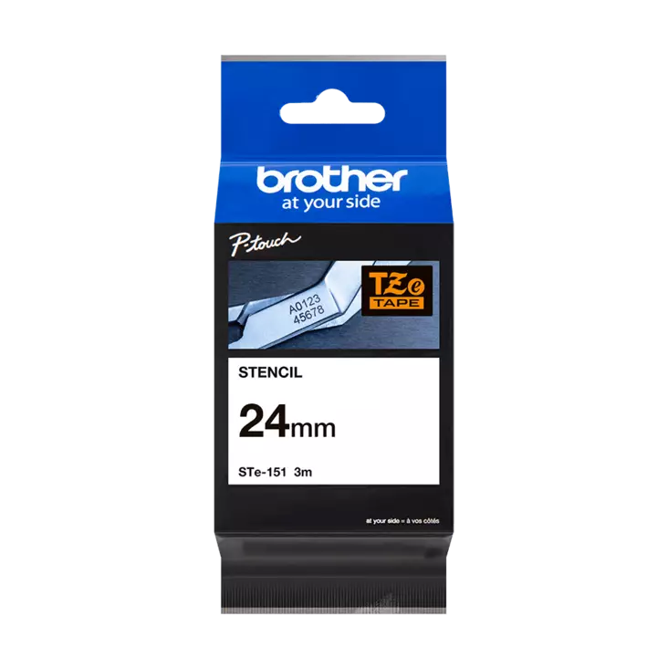 Brother Stencil Tape 24mmx3m black - Brother teippitarrat - STE151 - 1