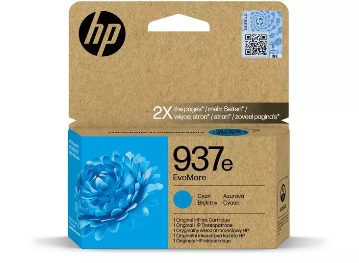 HP mustekasetti 937e EvoMore Cyan - HP - 4S6W6NECE1 - 1