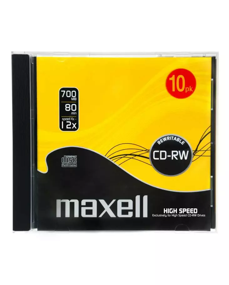 Maxell CD-RW 80 High Speed - CD- ja DVD-levyt - 626001 - 1