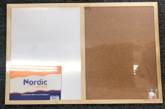 NO korkki/valkotaulu, 60x90cm - Ilmoitustaulut - 2080121 - 1