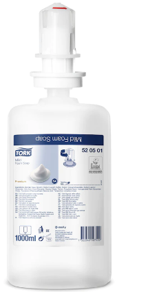 Tork Premium Mild vaahtosaippua S4 - Käsienpesuaineet ja kosteutusvoiteet - 520501 - 1