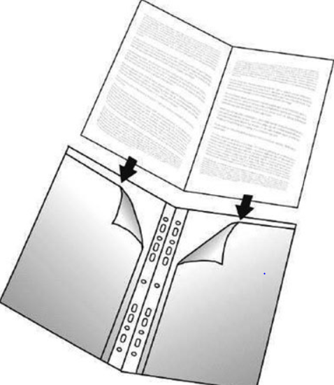 Tuplatasku A4 kirkas - Kansiotaskut - 24211 - 1