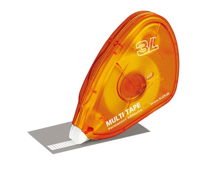 3L liimaroller 9mm x 10m, pysyvä liima - Yleisliimat - 70772 - 1