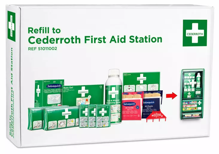Cederroth ensiapuaseman täydennyspakkaus - Laastarit, siteet ja täyttöpakkaukset - 51011002 - 1