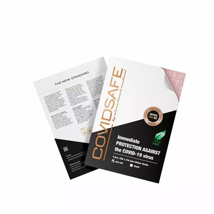 Covidsafe Office Pro Kit ruusukulta - Pisarsuojat - 80812422 - 1