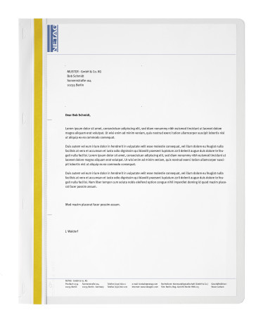 Durabind tilinpäätöskansio A4 valkoinen - Erikoiskansiot - 225002 - 1