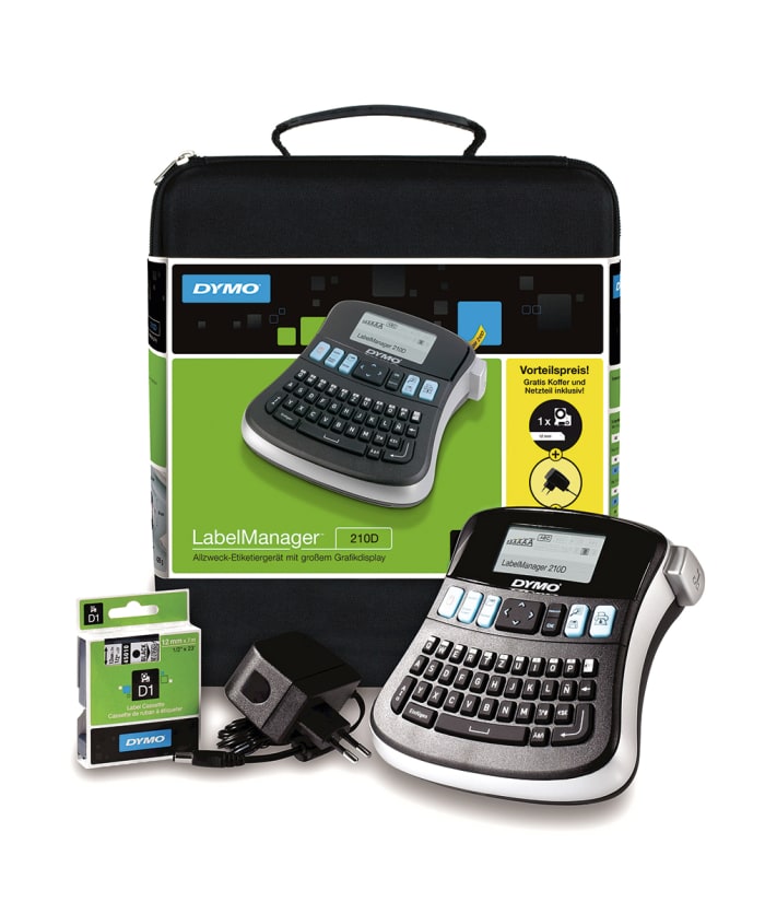 Dymo LabelManager 210D tarratulostin Kit - Dymo tarrakirjoittimet - 2094492 - 1