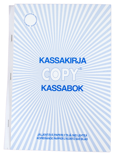 Kassakirja Copy A4/50+50, jäljentävä - Lomakkeet - 502 - 1