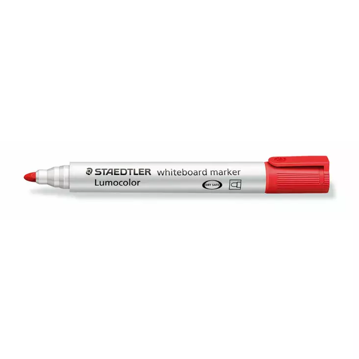 Staedtler valkotaulukynä pyöreä, punainen 2mm - Valkotaulukynät - 3512 - 1
