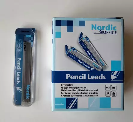 NO irtolyijy 0,5mm, HB - Lyijytäytekynät, lyijyt ja lyijykynät - 170163 - 1