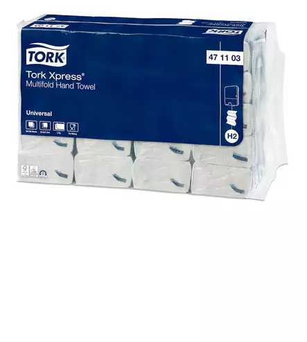 Tork Xpress® Multifold käsipyyhe luonnonvalkoinen H2 - Käsipyyhkeet - 471103 - 1