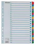 Esselte muovikielihakemisto Mylar 1-20 - Välilehdet, kartonki - 100163 - 1