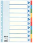 Esselte Välilehti 10-jak., värillinen - Välilehdet, kartonki - 100193 - 1