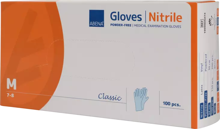 ABENA Classic nitriilikäsine M sininen - Suojavarusteet - 1999905273 - 1