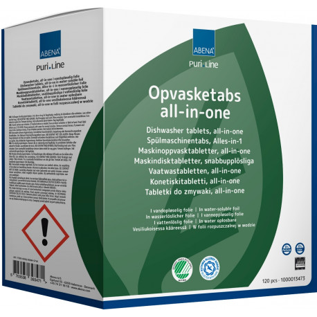 Abena Puri-line all-in-one konetiskitabletti - Astianpesuaineet ja konetiskitabletit - 1000013473 - 1