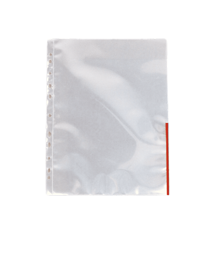 Esselte signaalitasku plus kirkas A4, 105my punainen - Signaalitaskut - 55363 - 1