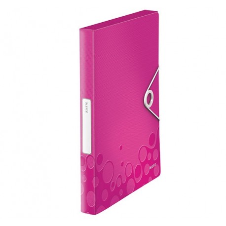 Leitz laatikkokansio WOW PP pinkki - Arkistokotelot ja -mapit - 46290023 - 1